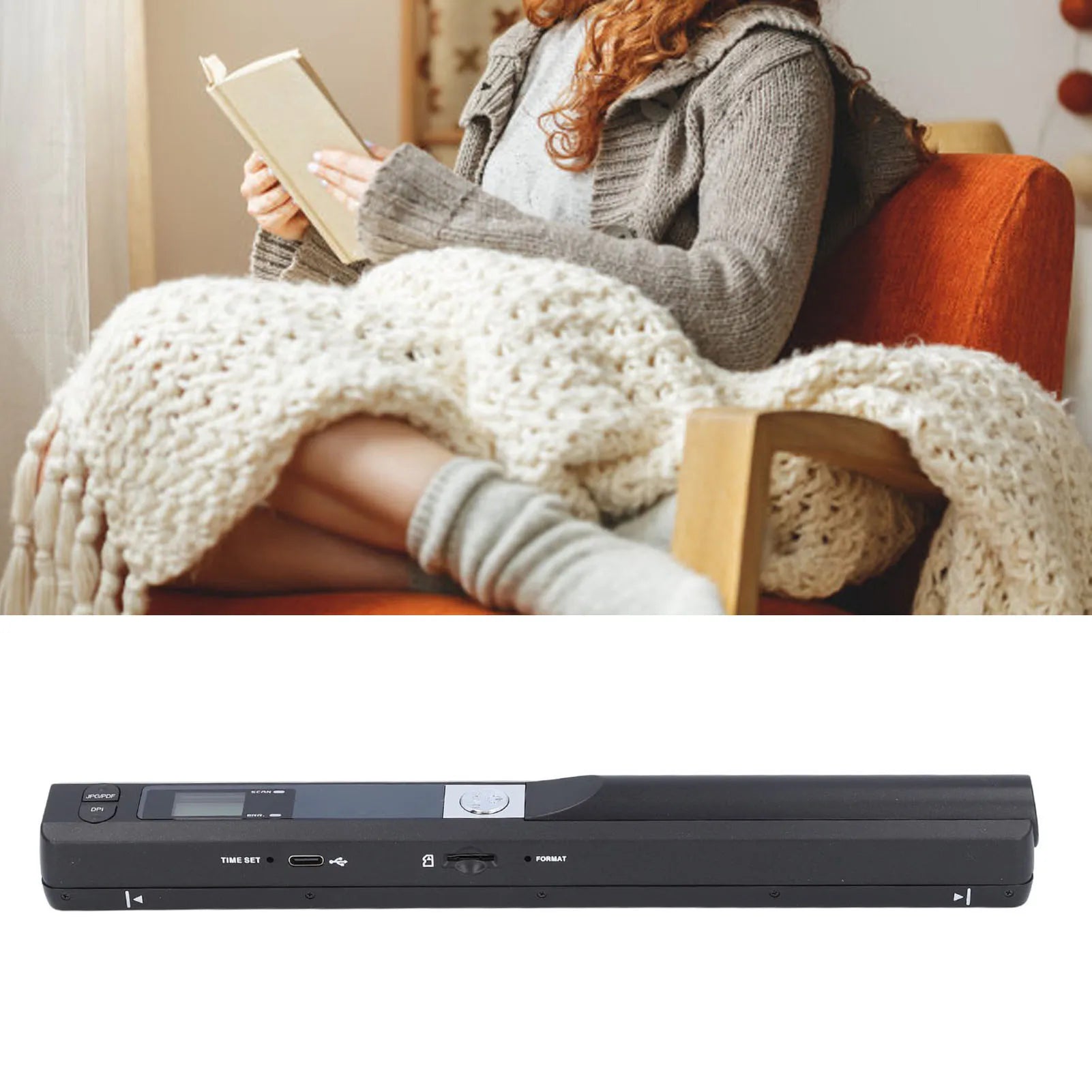 Tragbarer 8,27 Zoll HD Handscanner für A4 Dokumente