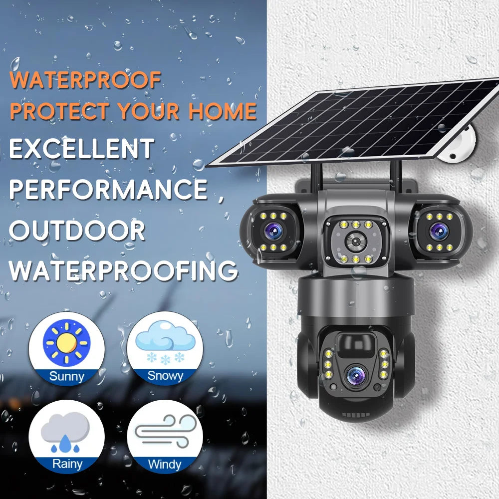 12MP 6K 4G Solar Überwachungskamera Outdoor