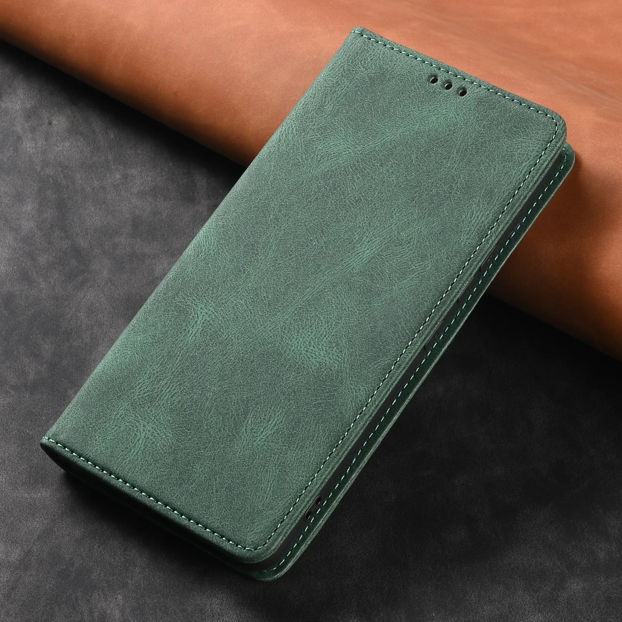 Leder Flip Hülle für Samsung Galaxy
