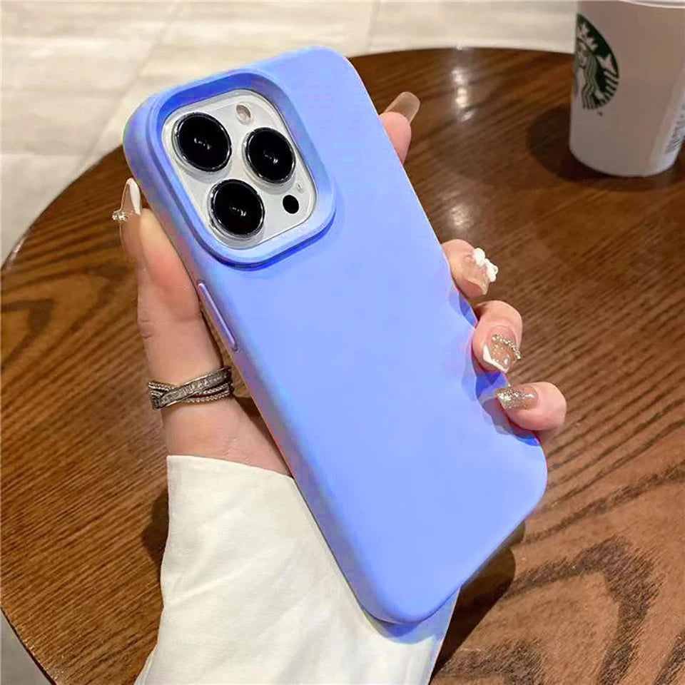 Flüssigsilikon Stoßfeste iPhone Hülle