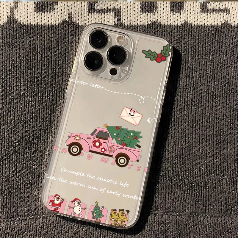 Schöne Winter Schnee Handyhülle für Samsung S25