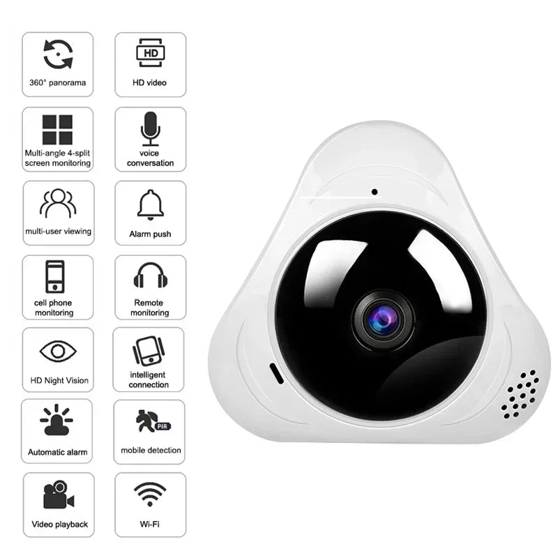 360° WLAN Panoramakamera 1080P mit Nachtsicht