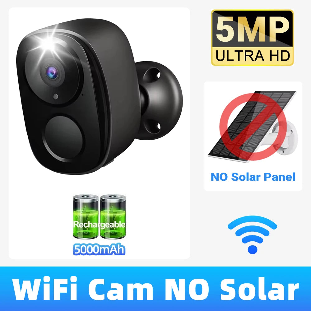 5MP 4G Solar Kamera mit Farb-Nachtsicht und Akku