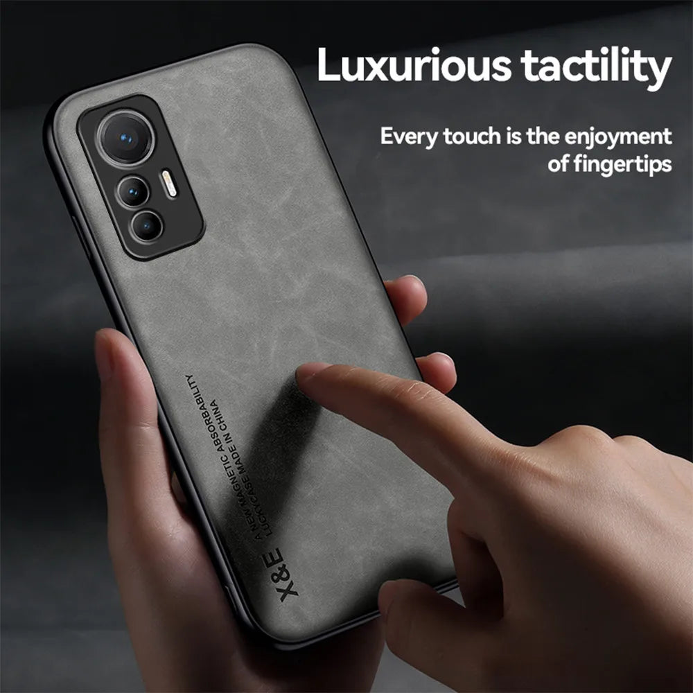Magnetische Lederhülle für Xiaomi Mi 12