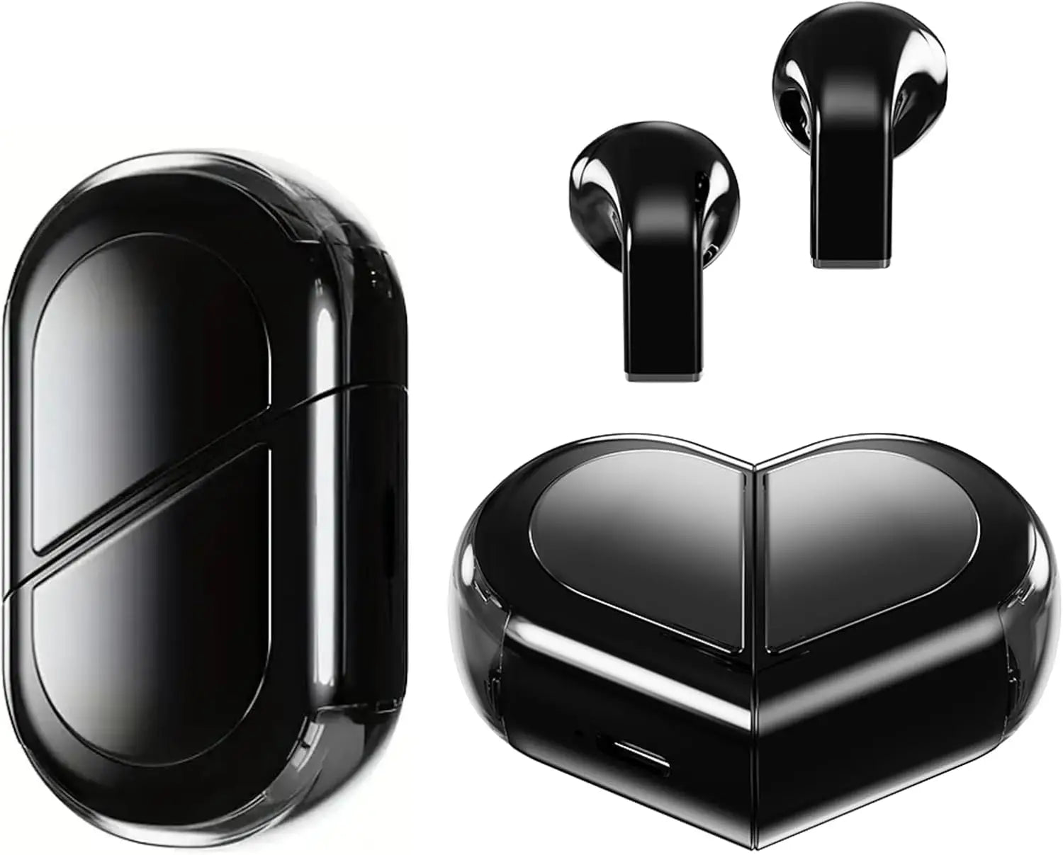 Herzförmige Bluetooth-Kopfhörer Mädchen