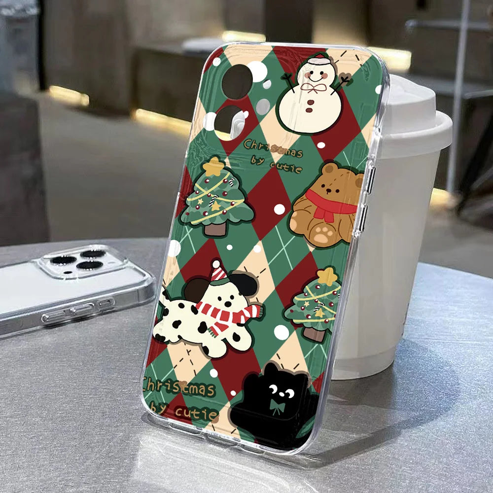 Weihnachts TPU Handyhülle für Samsung S25