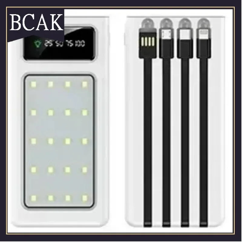 500000mAh Ultra-dünne Solar Powerbank mit Kabel