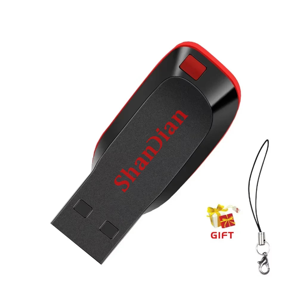 Rotes Logo USB 2.0 Flash-Laufwerk