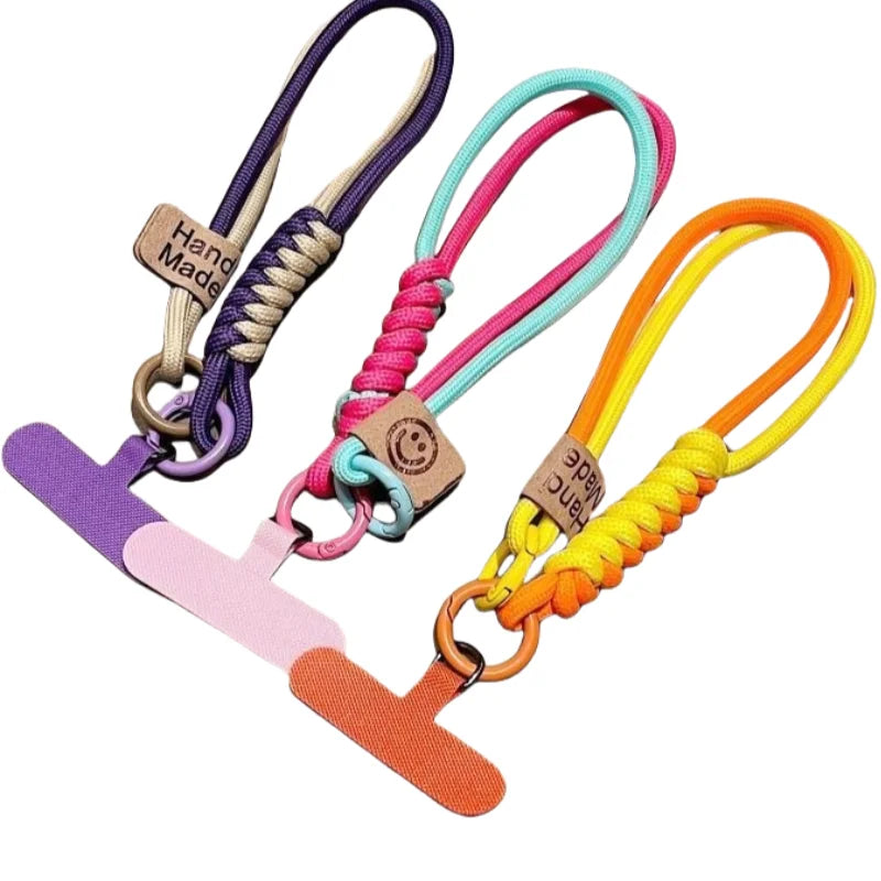 Britisches Stil Lanyard kurz & bunt geflochten