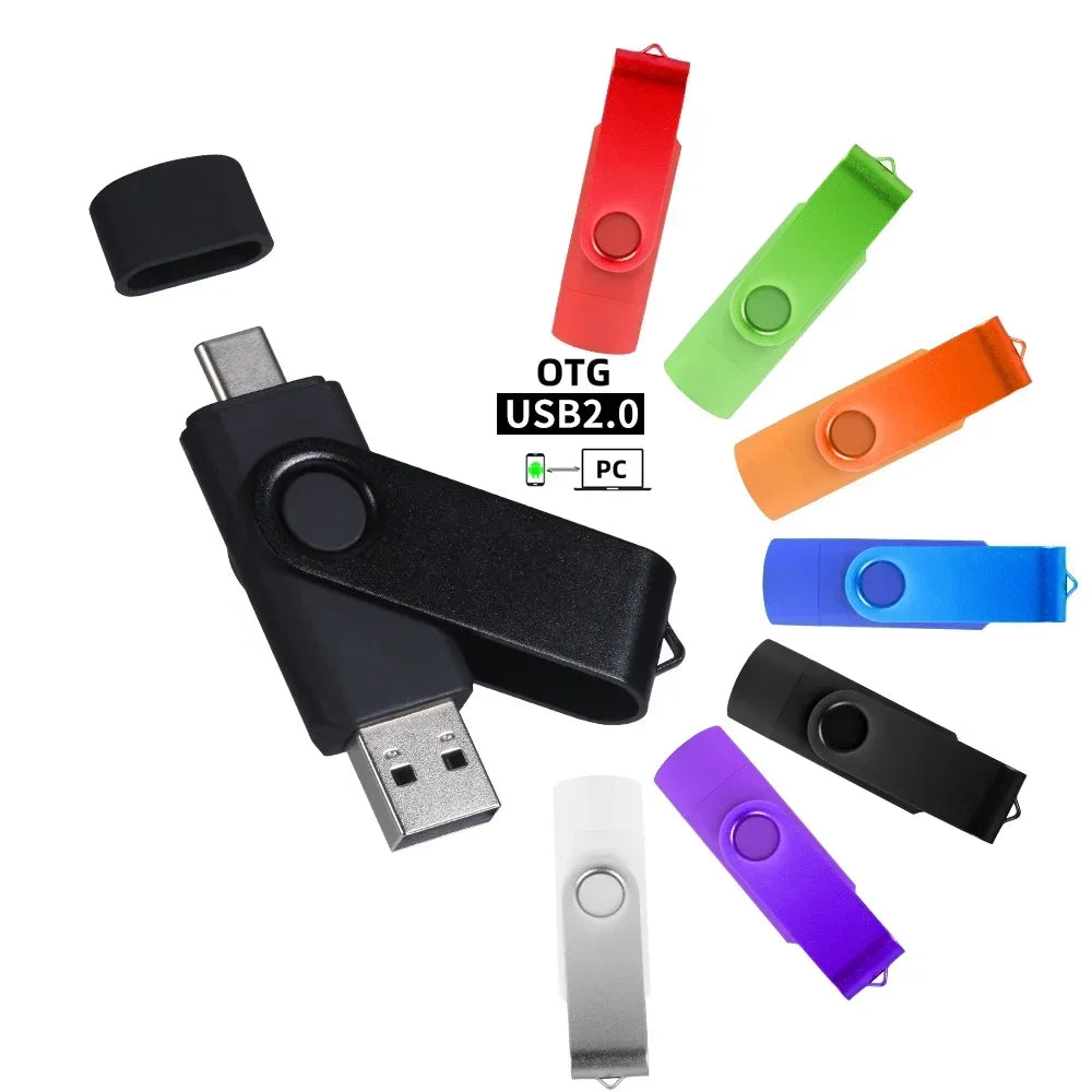 Typ-C USB-Flash-Laufwerk 128 GB Rot