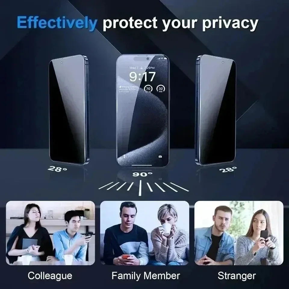 Privacy Panzerglas Vollschutz für iPhone 17 Serie