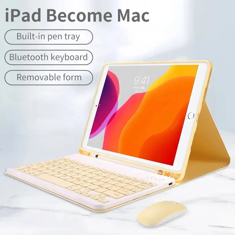 iPad 10 10,9" Bluetooth Tastaturhülle