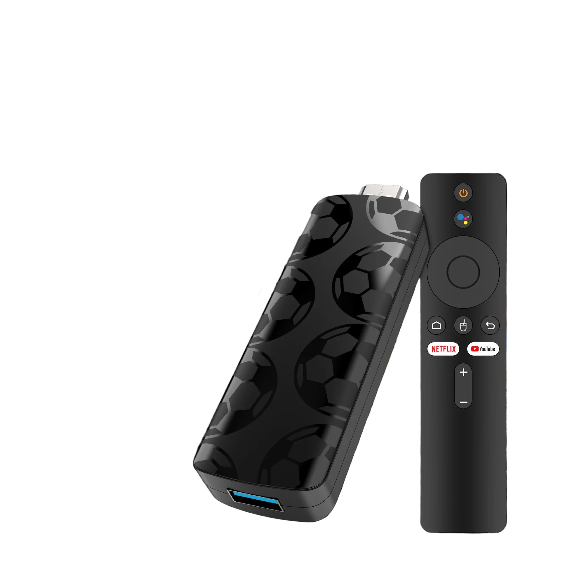 Android 14 4K Smart TV Stick mit Sprachfernbedienung