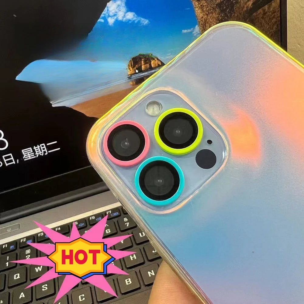 Leuchtendes Keramik Schutzglas iPhone 17 Kamera