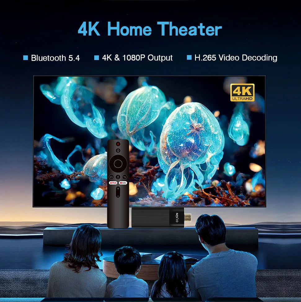 Android 13 TV-Stick mit H313 und Chromecast Support