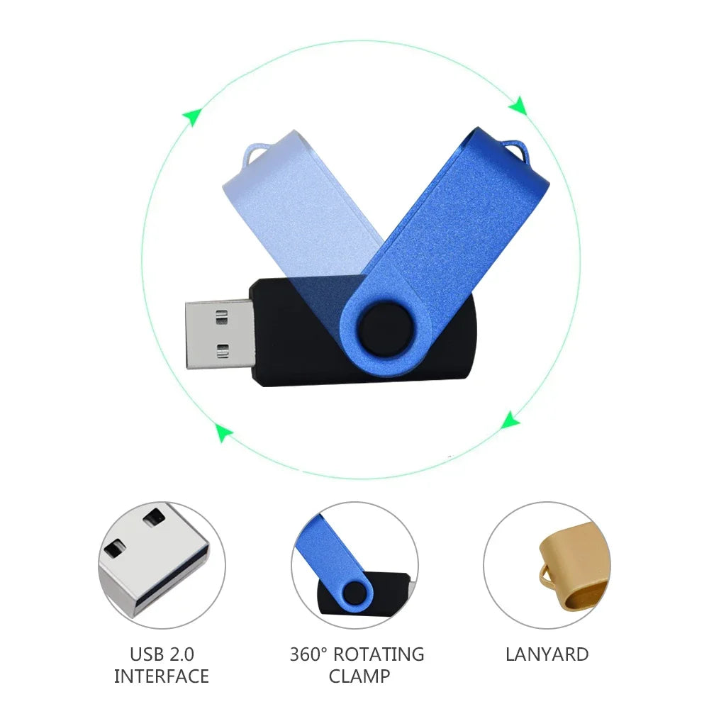 USB 2.0 Flash-Laufwerk Speicherstick 4GB–64GB