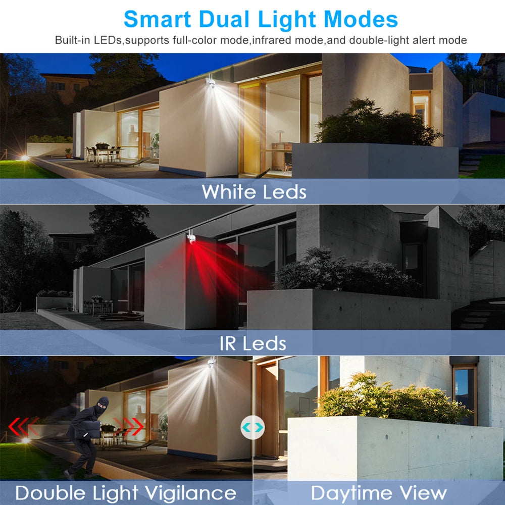 8MP WiFi IP PTZ Kamera Outdoor 4X Zoom