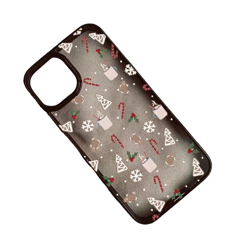 Cartoon Snowflake Christmas Case for iPhone 16