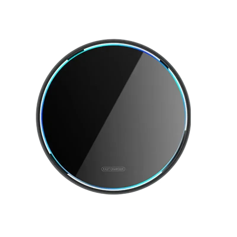 100W Metallic Qi Charging Pad with LED Light