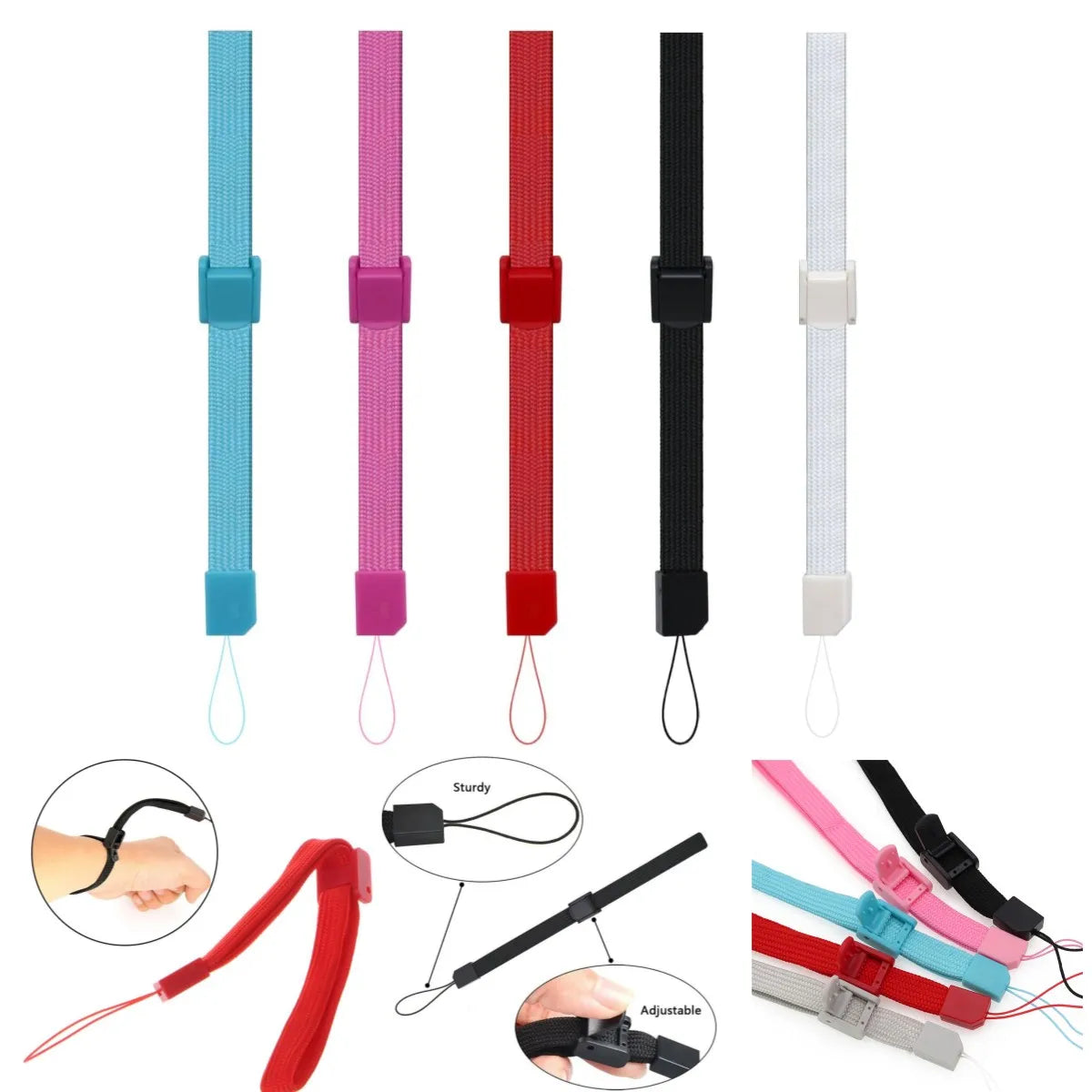 500er Set Verstellbare Handgelenkstraps für Geräte