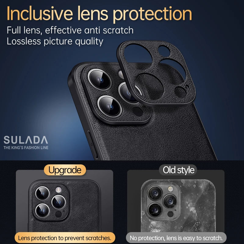 Lederhülle iPhone 17 Pro Max Schutzhülle