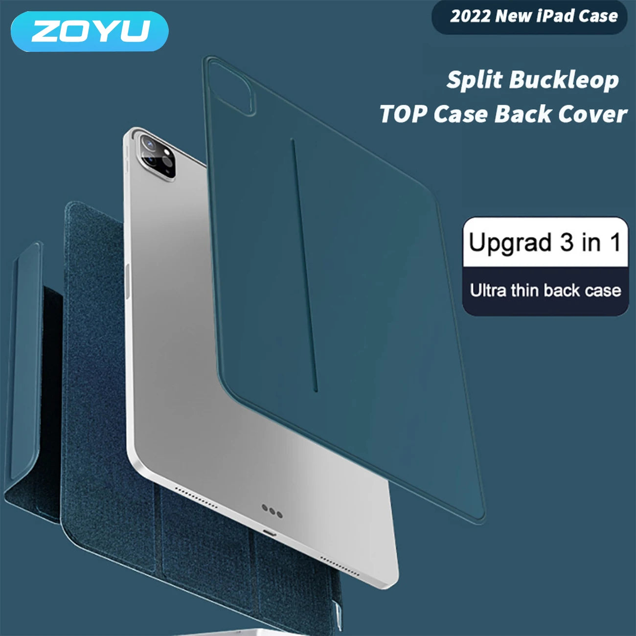 ZOYU Magnetische iPad Hülle