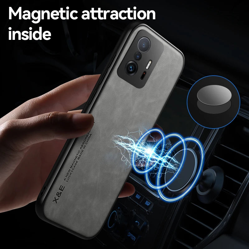 Lederhülle mit Magnet für Xiaomi 11 Lite