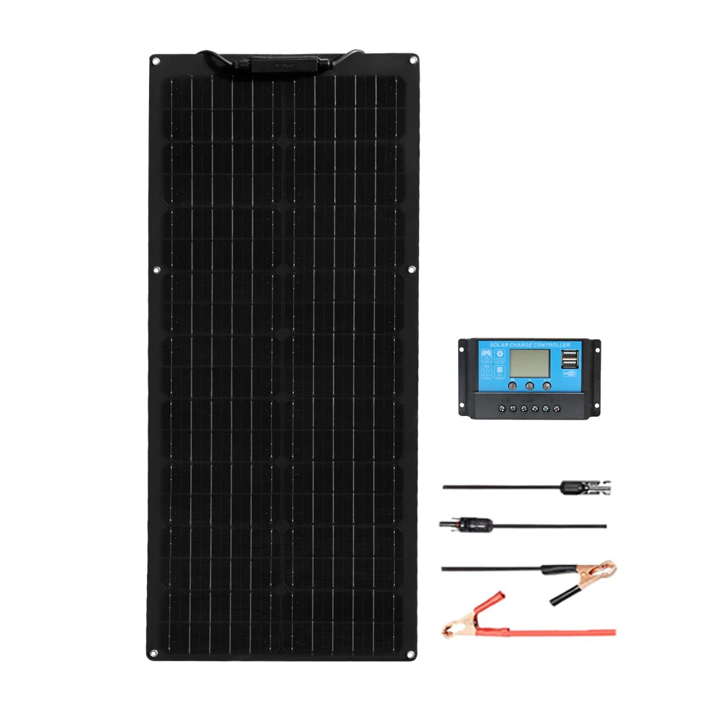 50W 12V Solarmodul Starter Kit für Wohnmobil & Camper