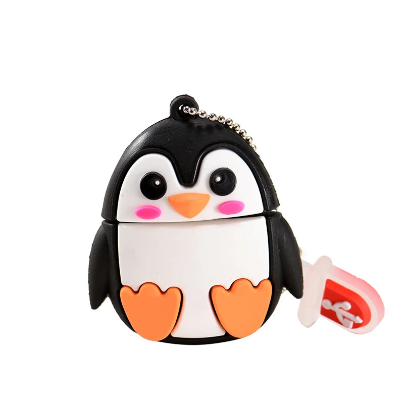Niedliches Cartoon USB-Stick 64GB Tier-Motiv