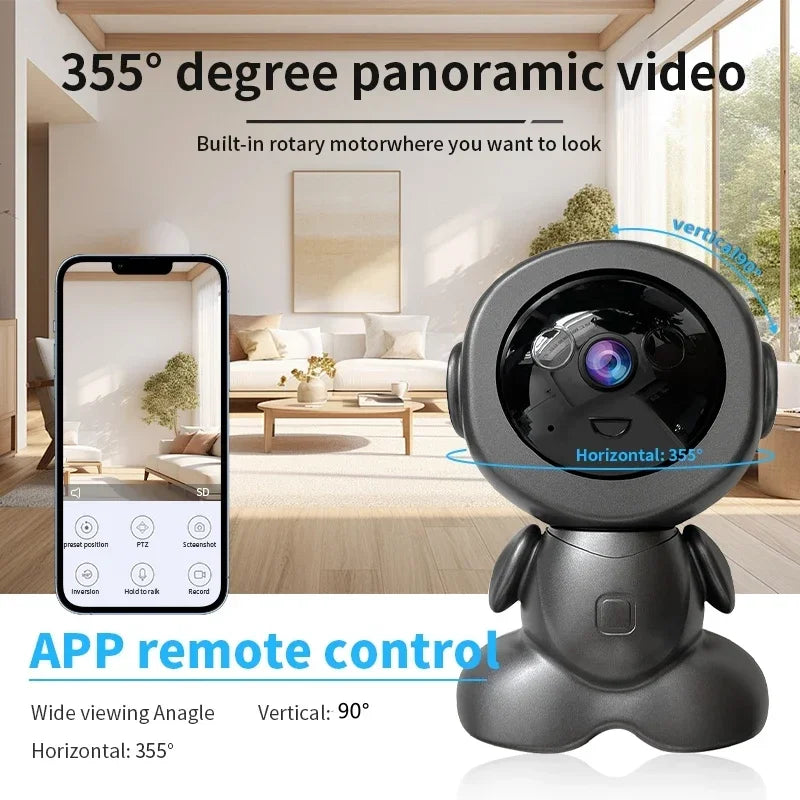 8MP WLAN Innenkamera mit PTZ & Auto-Tracking