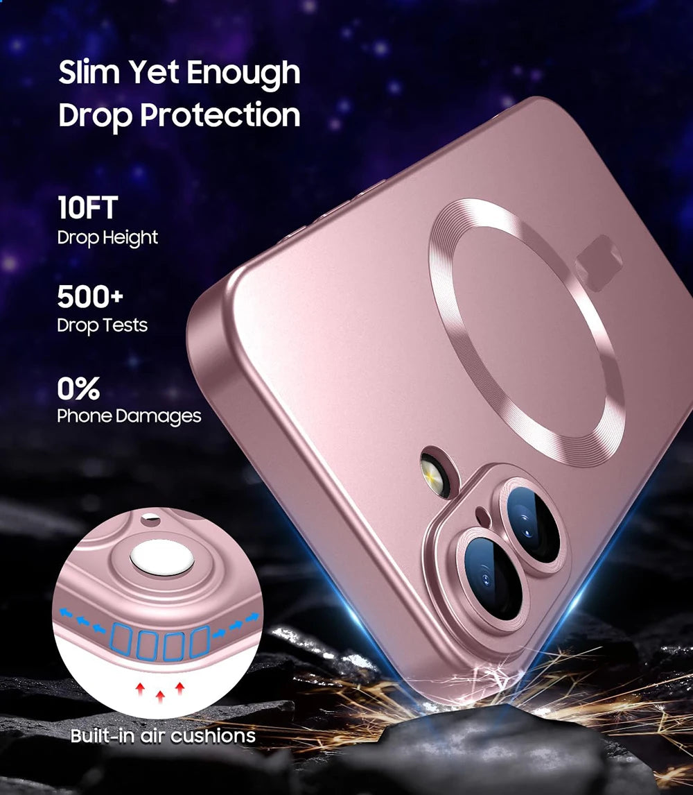 Magnetische Magsafe Hülle iPhone 11–16