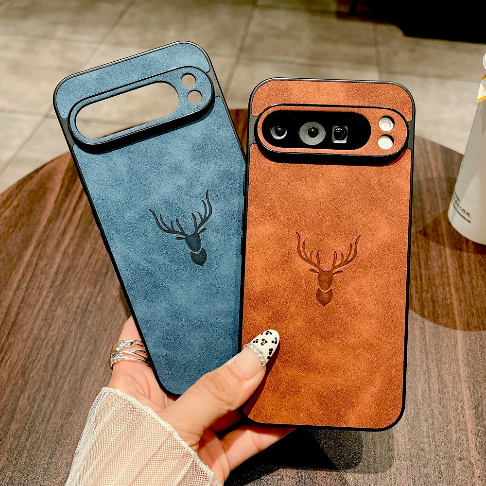 Retro Lederhülle für Google Pixel Serie