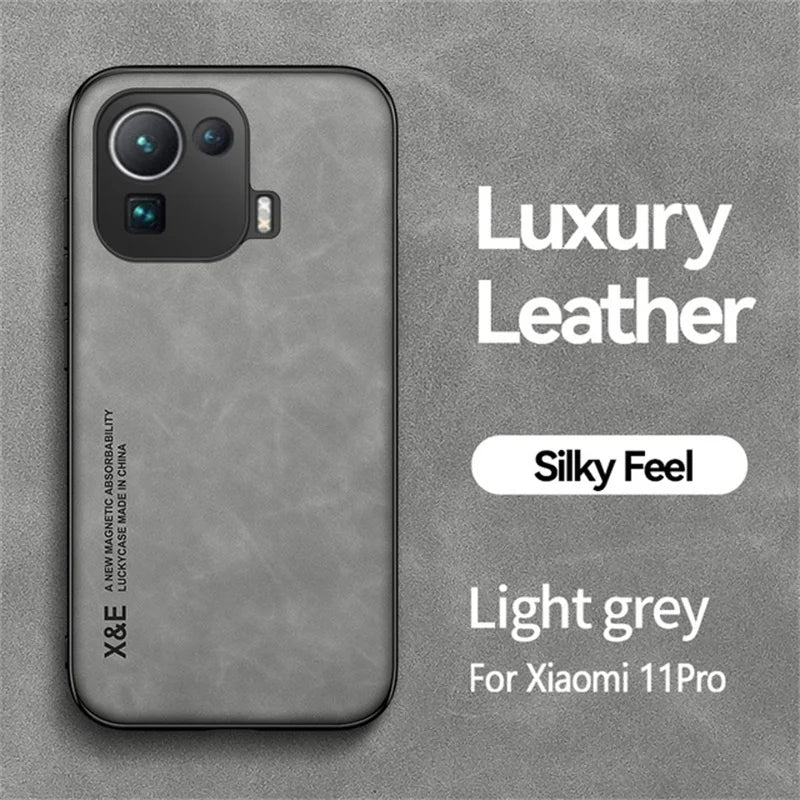 Leder Magnet Hülle für Xiaomi Mi 11