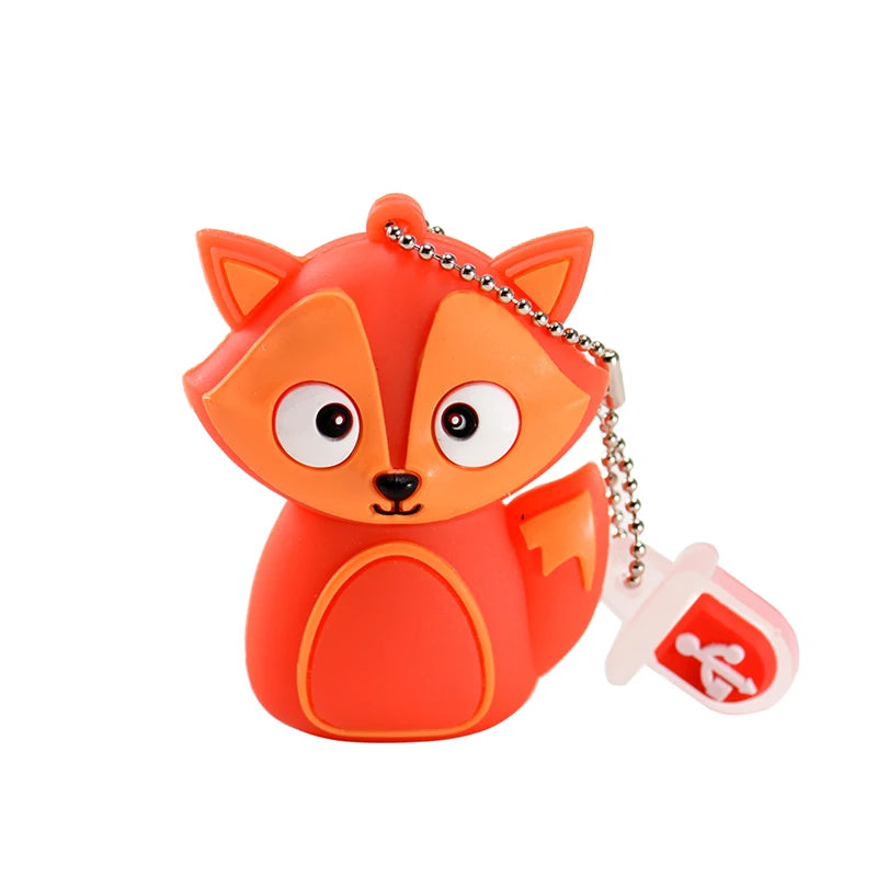 Niedliches Cartoon USB-Stick 64GB Tier-Motiv
