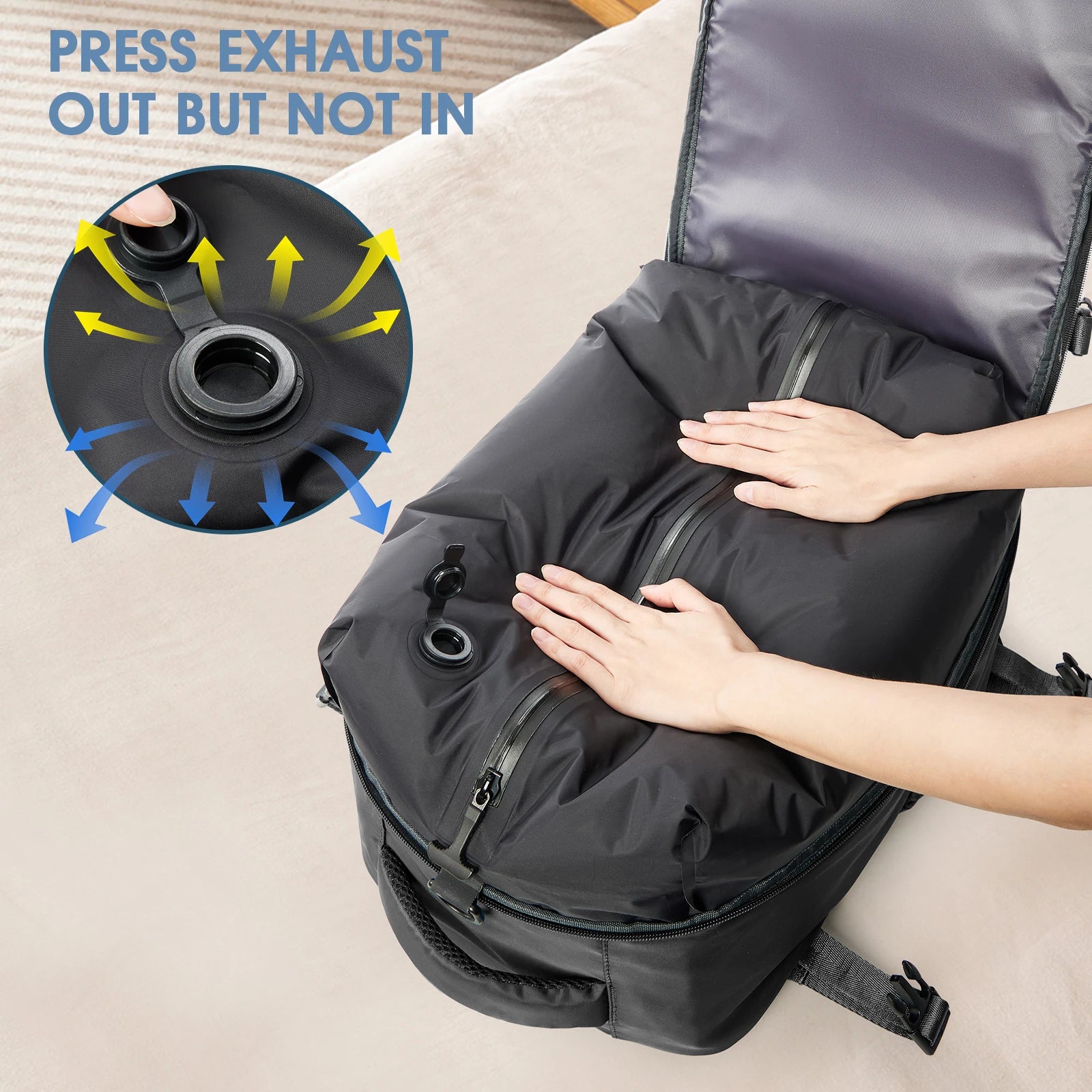 Erweiterbarer Reise-Laptop-Rucksack