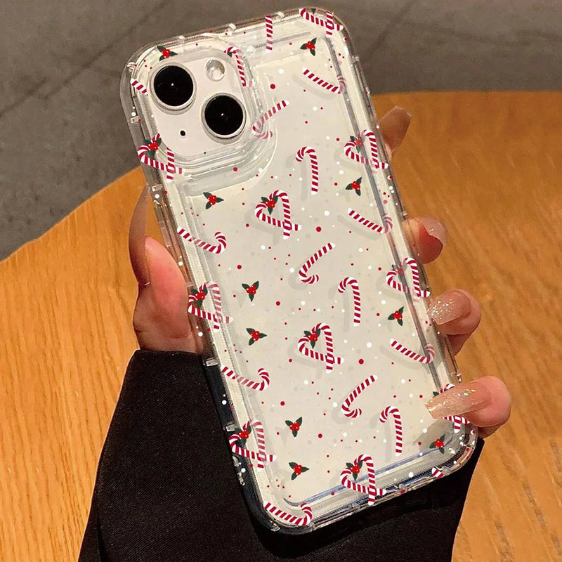 Winter Weihnachtsmuster Hülle für iPhone 17