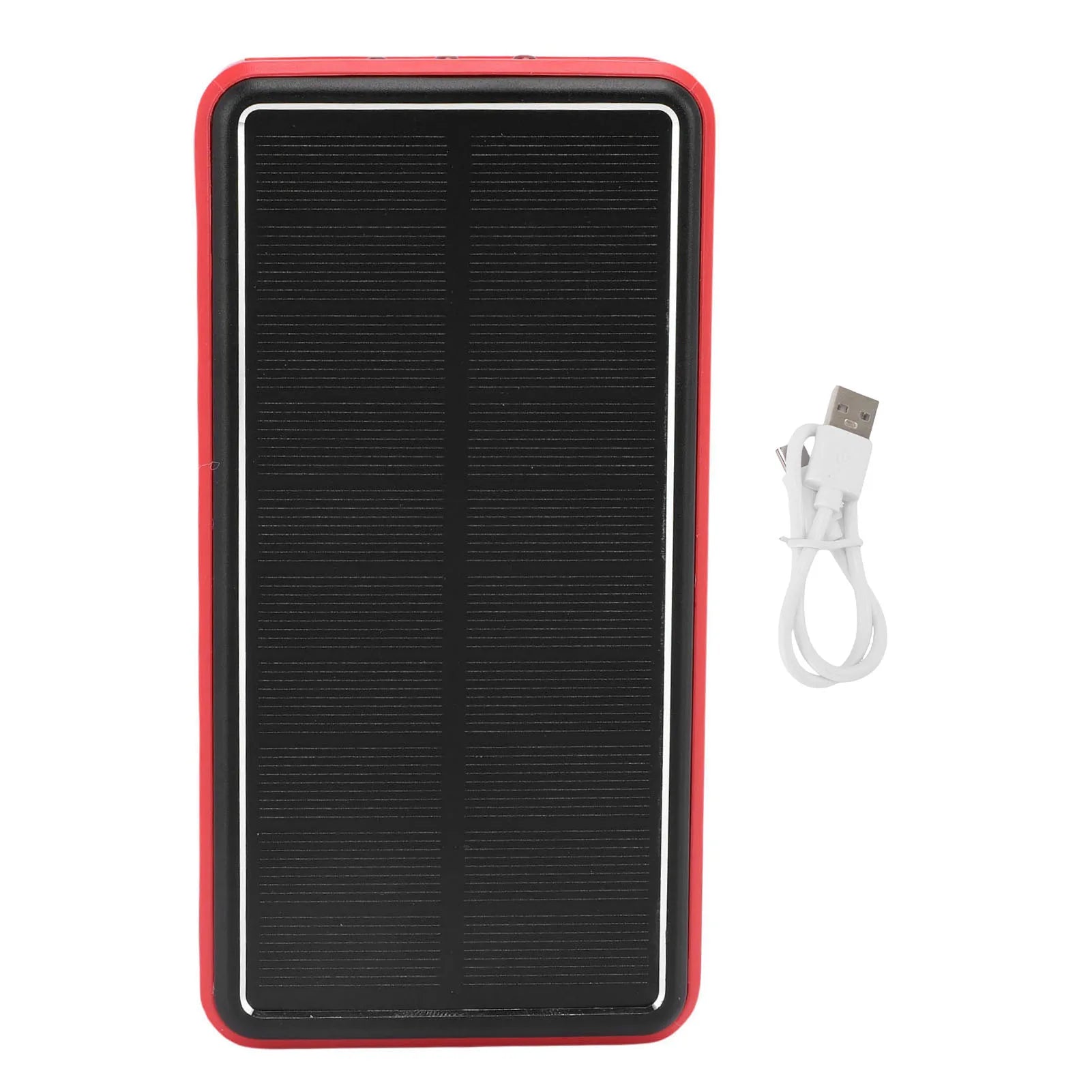 Solar Powerbank 50000 mAh mit LED & USB-Alu-Case