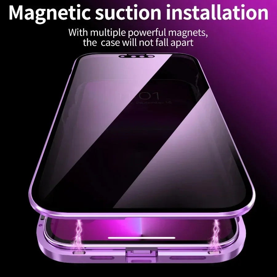 Magnetische Anti-Peeping iPhone-Hülle