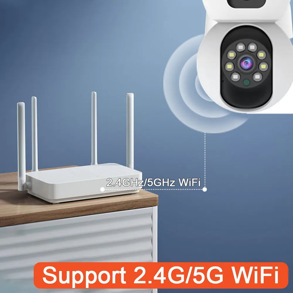 4K PTZ WLAN IP Kamera mit Dual Objektiv & Tracking