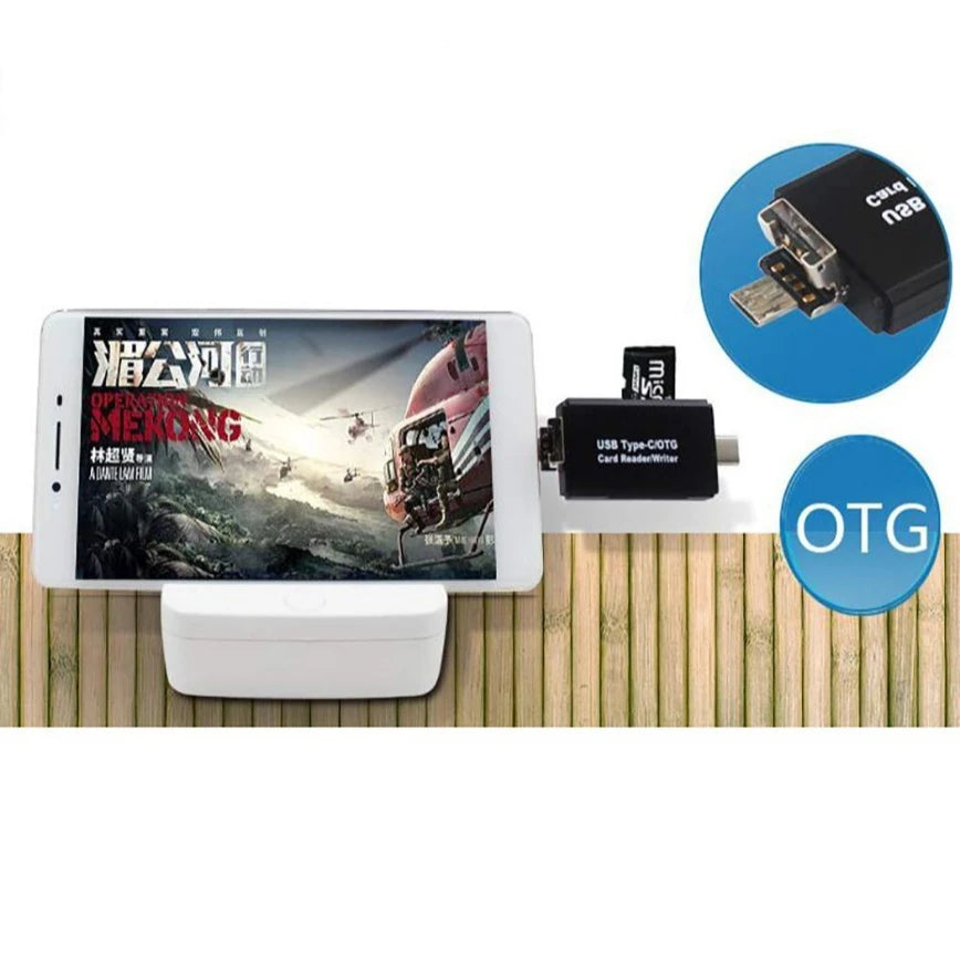 5-in-1 USB Typ C Kartenleser für Smartphones Tablets