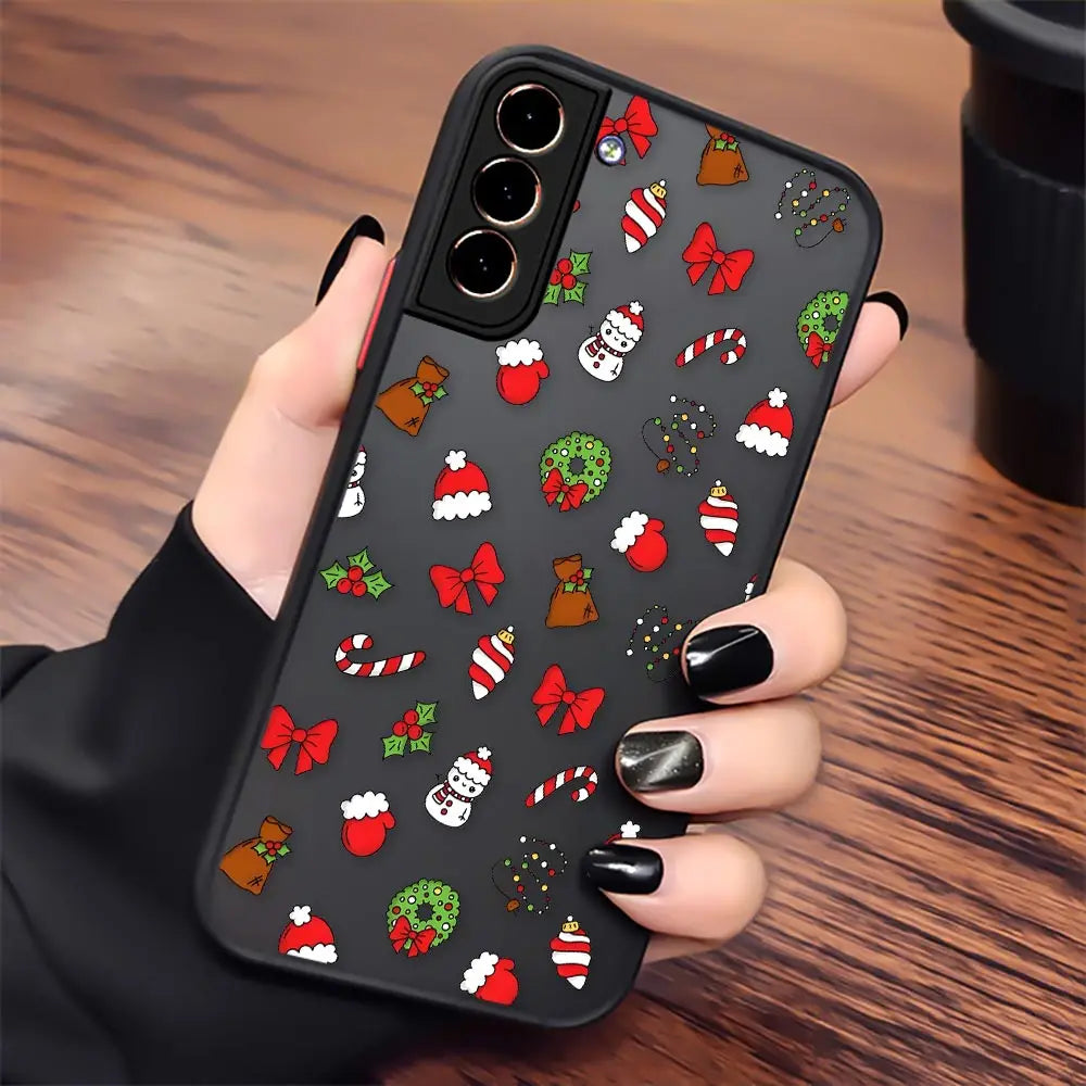 Süße Christmas Candy Handyhülle für Samsung S25