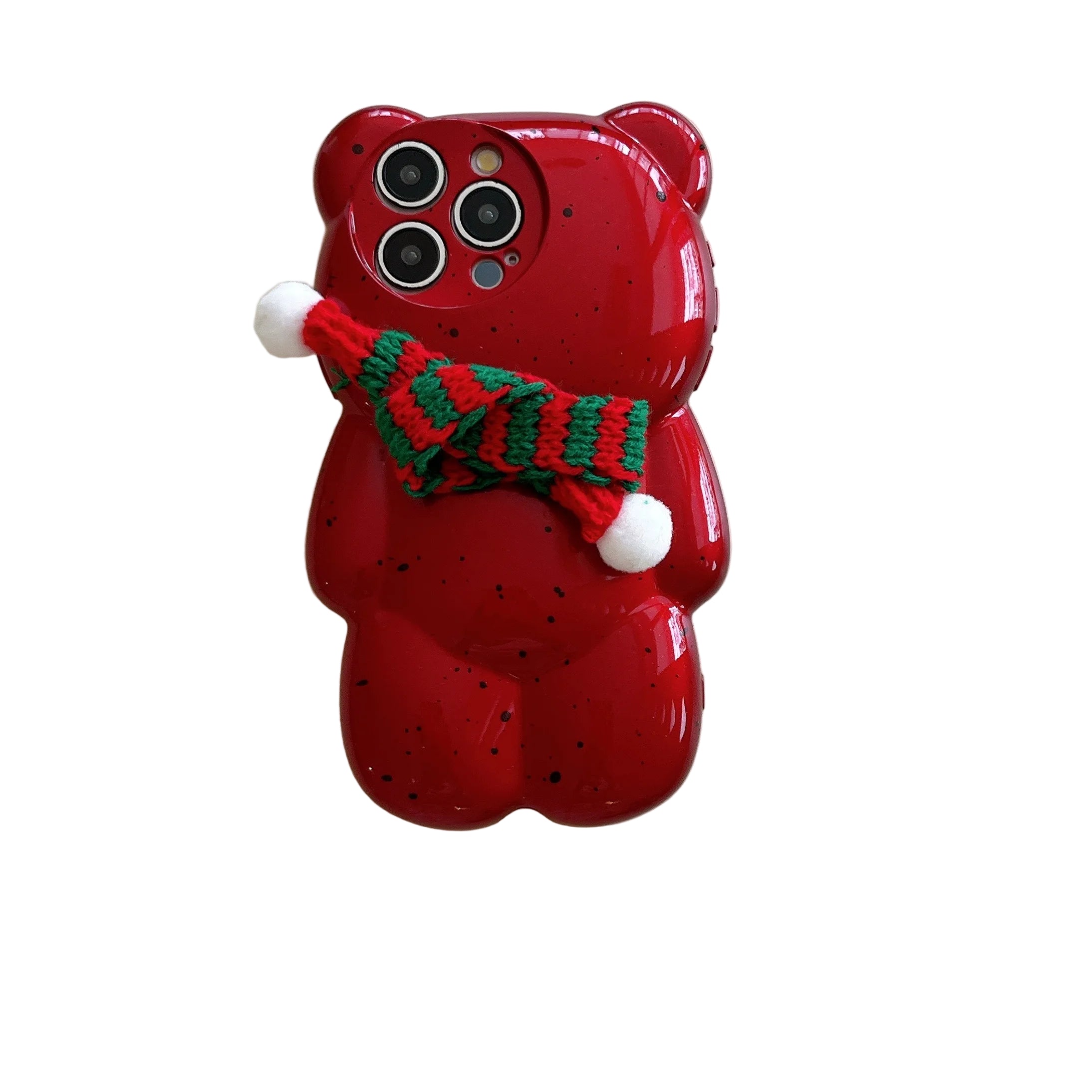 Weihnachts Bären Hülle für iPhone 16 Soft