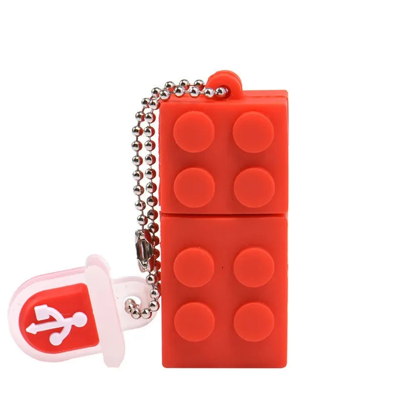 JASTER USB Stick Baustein 64GB Geschenk Kinder