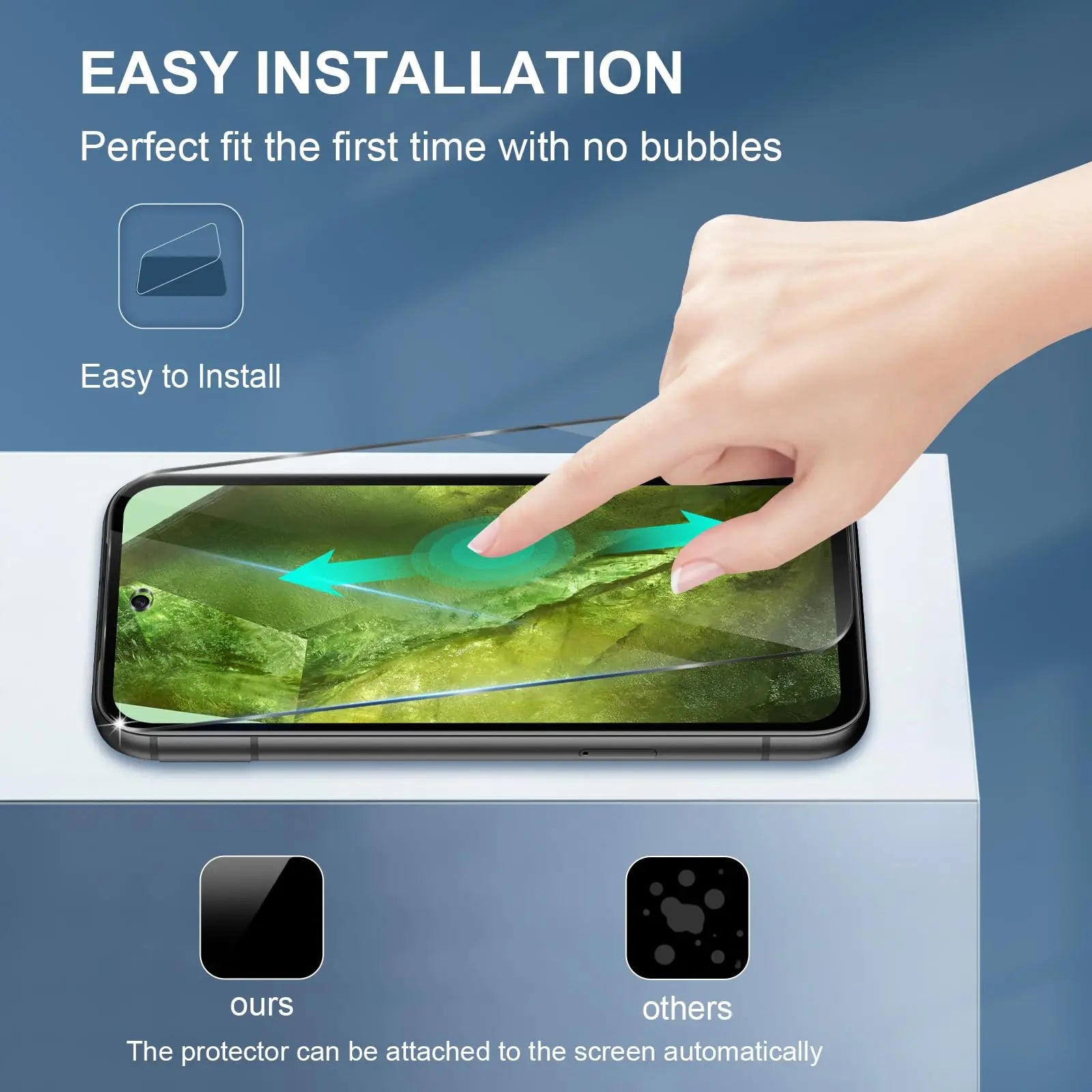 Displayschutz Glas für Google Pixel 8a 9H HD Kristall