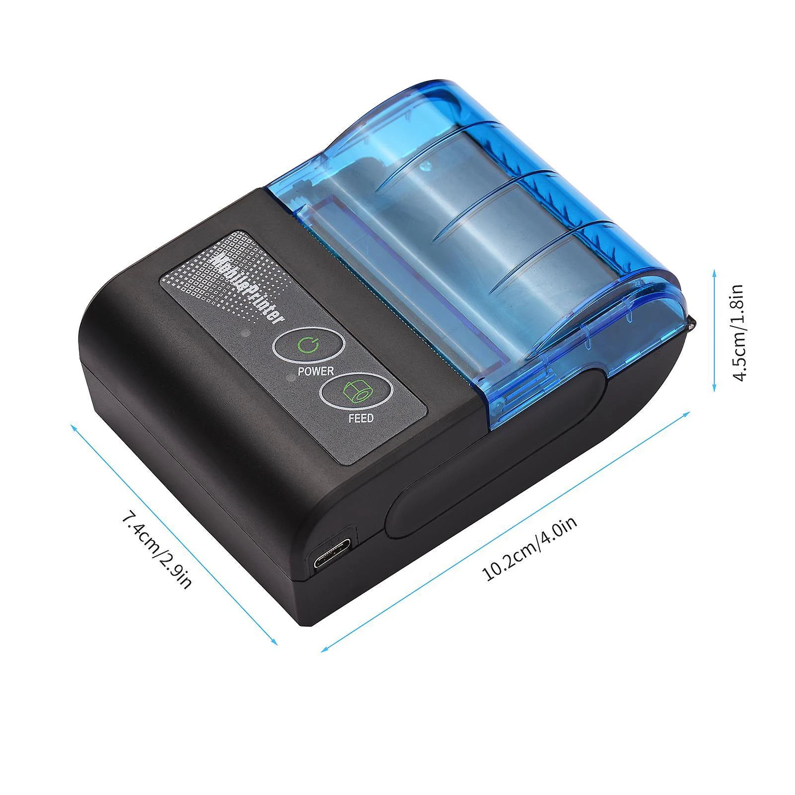 Mobiler 58mm Bluetooth Etiketten- & Belegdrucker