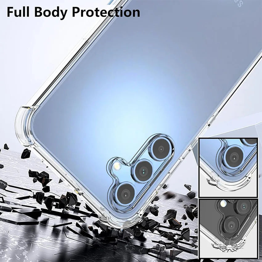 Klares Silikon Case für Samsung Galaxy A-Serie