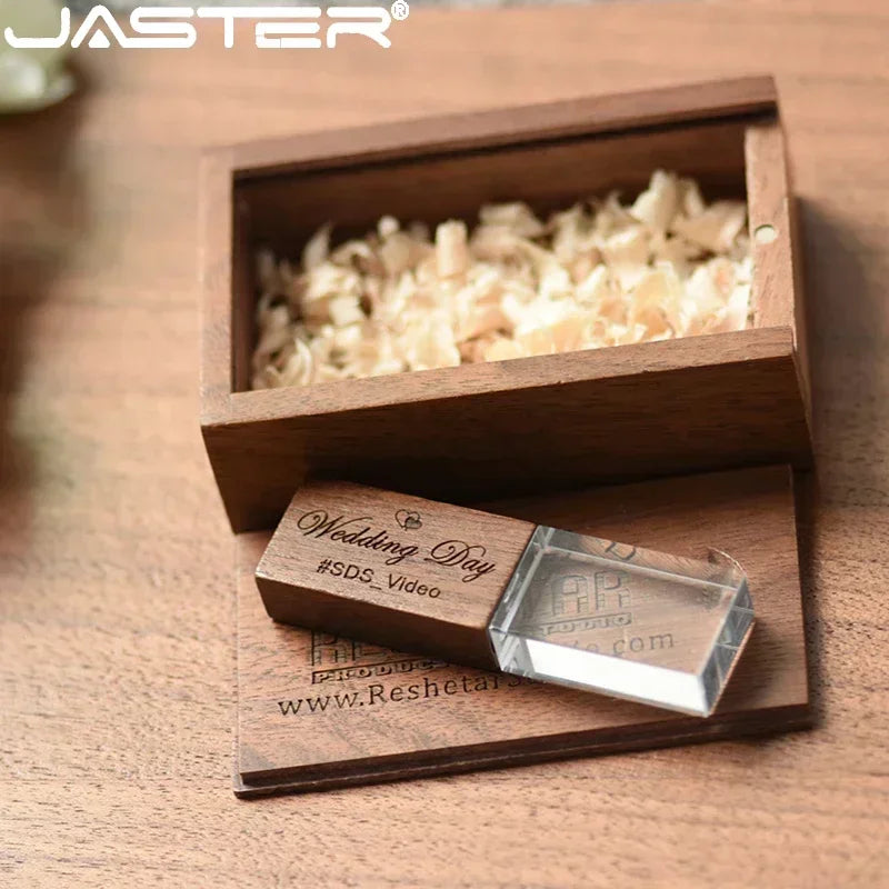 USB-Stick 4–64 GB mit Kristall