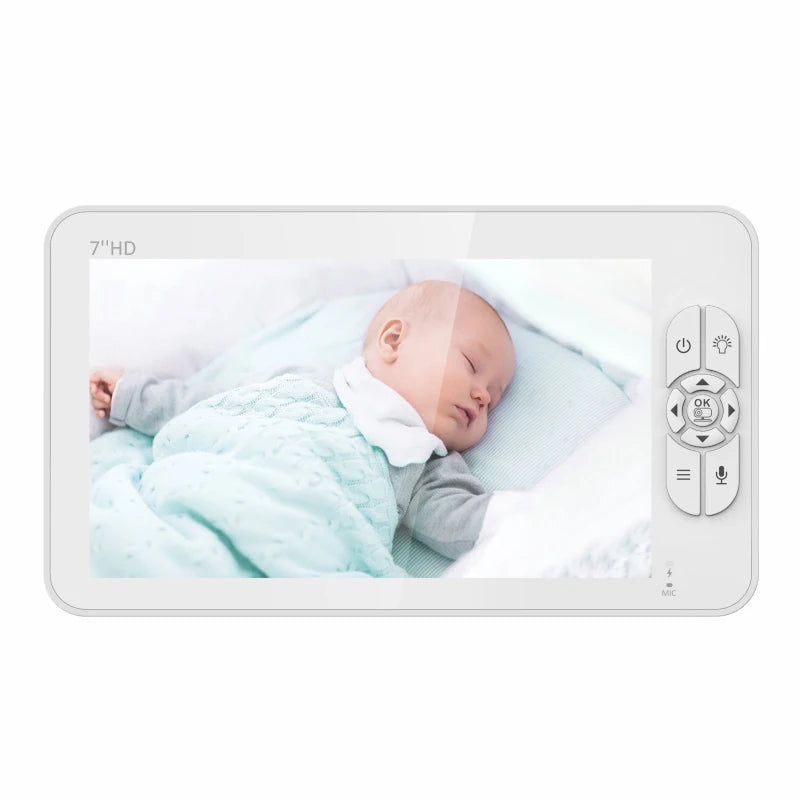 7 Zoll Babyphone mit PTZ Kamera und Temperaturanzeige