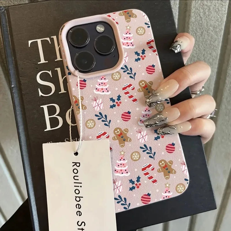 Weihnachts Lebkuchen Silikonhülle für iPhone 17