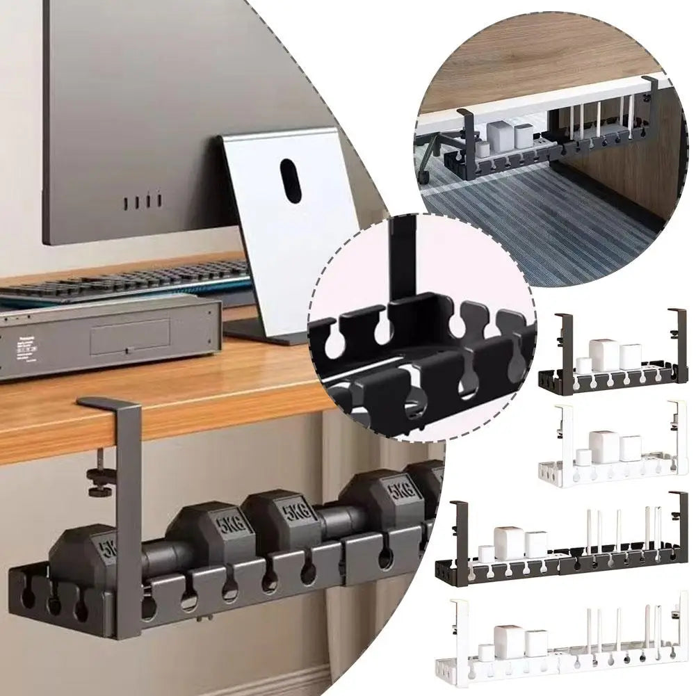 Schreibtisch-Kabelmanagement-Tablett für Büro & Zuhause